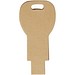 Schlüssel USB-Stick 2.0 aus recyceltem Papier, Kraftpapier, 32GB