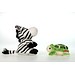 Schmoozies® XXL Zebra, weiß/schwarz