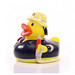 Schnabels® Bade-Ente Feuerwehr, gelb/schwarz