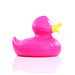 Schnabels® Bade-Ente Giant, 30 cm, lila/rot/pink