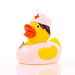 Schnabels® Bade-Ente Krankenschwester, gelb/weiß