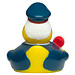 Schnabels® Bade-Ente Zugbegleiter, bunt