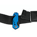 Sicherheitsmesser mit Gurtschneider und Nothammer, blau