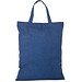 SIENA. Faltbare Tasche aus Baumwolle (50%), receycelte Baumwolle (30%) und Polyester (20% rPET) (140 g/m²), Blau
