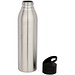 Sky 650 ml RCS-zertifizierte, einwandige Trinkflasche aus recyceltem Edelstahl, edelstahl grau