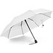 SKYLAR. 2-in-1-Regenschirm mit Einkaufstasche inklusive. Dieser ist aus recyceltem Polyester, Weiß