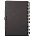 Slate wiederverwendbares Hardcover Notizbuch und Stiftset (schwarze Mine), schwarz