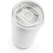 SLIDER. Reisebecher (Sublimation) aus Edelstahl 380 ml, Weiß