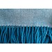SMOOTH. Decke aus 100% Acryl mit einem Band für Personalisierungskarte (270 g/m²), Blau