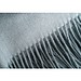 SMOOTH. Decke aus 100% Acryl mit einem Band für Personalisierungskarte (270 g/m²), Grau