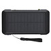 Soldy 10.000 mAh Solardynamo-Powerbank aus recyceltem GRS Kunststoff, armeegrün