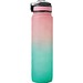 Sport-Trinkflasche HYDRO LEVEL,pink, türkis