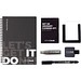 STARTER KIT INFINITEBOOK. Set bestehend aus einem Infinitebook mit Hardcover, einem Reinigungsset, einem Marker und einem Kugelschreiberhalter, Schwarz