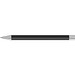 uma® Metall-Kugelschreiber Straight SI, blaue Mine, schwarz
