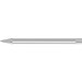 uma® Metall-Kugelschreiber Straight SI, blaue Mine, silber-matt