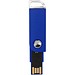 Swivel Rectangular USB-Stick, blau, 16GB