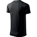 T-Shirt Herren Basic, 4XL, schwarz