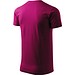 T-Shirt Herren Basic, S, fuchsia rot
