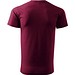 T-Shirt Herren Basic, S, garnet