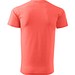 T-Shirt Herren Basic, S, koralle