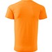 T-Shirt Herren Basic, S, mandarine orange