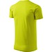 T-Shirt Herren Basic, S, zitronengrün