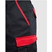 Tahoe Arbeitsshorts, 250 g/m2, blei/orange, XL