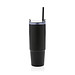Tana Becher aus RCS recyceltem Kunststoff mit Griff 900ml, schwarz