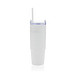 Tana Becher aus RCS recyceltem Kunststoff mit Griff 900ml, weiß