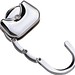 Taschenhalter DOROTHEA, silbergrau