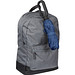 Taschenschirm aus Pongee mit Karabinergriff, blau