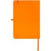 Teak A5 Hardcover Notizbuch, liniert, aus recyceltem Material, orange