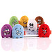 Minifeet® Displayreiniger Schmoozies, Teamgeist mit Anti-Stress-Funktion, hellblau