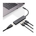 Terra Hub aus RCS recyceltem Aluminium mit HDMI-Input, grau