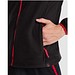 Terrano Mikrofleecejacke, unisex, blei/schwarz, L