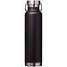 Thor 650 ml RCS-zertifizierte Kupfer-Vakuum Isolierflasche aus recyceltem Edelstahl, schwarz
