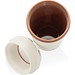Topl-Becher aus rec. Kunststoff mit 360-Grad-Deckel 354ml, weiß