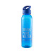 Trinkflasche Active Wave, 650 ml, transparent-blau/standard-blau PP
