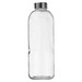 Trinkflasche aus Glas mit Neoprenüberzug, 1.000ml, anthrazit