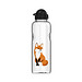 Trinkflasche Carve Junior, 1 l, transparent/schwarz
