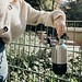 Trinkflasche Edelstahl, Schwarz 750ml, Schwarz
