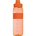 Tritan Trinkflasche mit Silikongriff LUCREZIA, orange