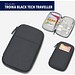 TROIKA BLACK TECH TRAVELLER Kabel Organizer, schwarz