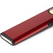 Ultraschlanke Taschenlampe aus Aluminium , Rot