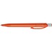 uma® BEAT transparent Druckkugelschreiber, orange