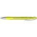 uma® LOOK grip transparent M SI Druckkugelschreiber, gelb