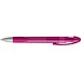 uma® LOOK grip transparent SI Druckkugelschreiber, magenta