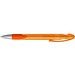 uma® LOOK grip transparent SI Druckkugelschreiber, orange