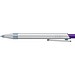 uma® RECYCLED PET PEN ALUMA transparent Druckkugelschreiber, dunkelviolett