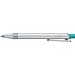 uma® RECYCLED PET PEN ALUMA transparent Druckkugelschreiber, petrol